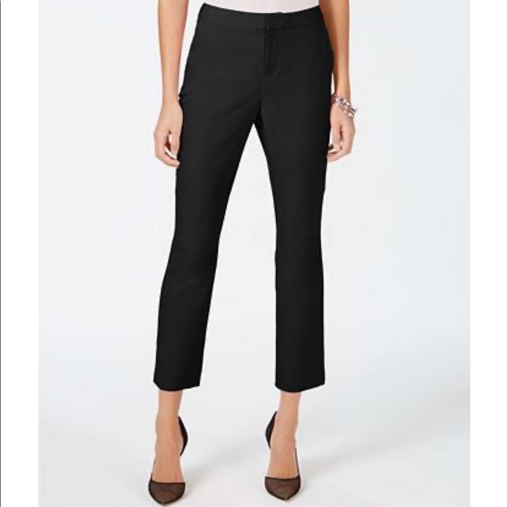 INC Ankle Straight-Leg Pants
